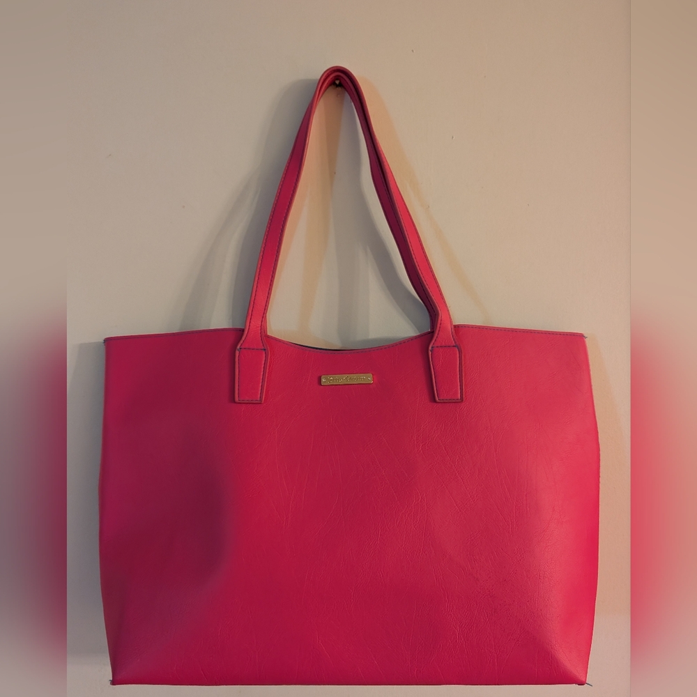 Juicy Couture Large Hot Pink Tote Bag